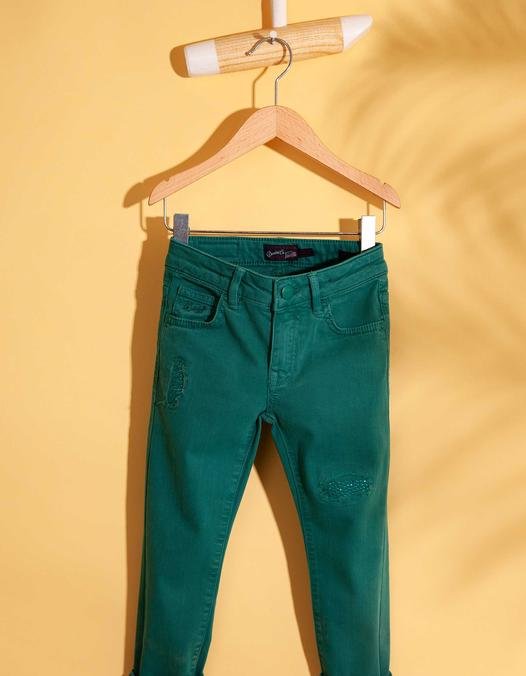 Yeşil Denim Pantolon