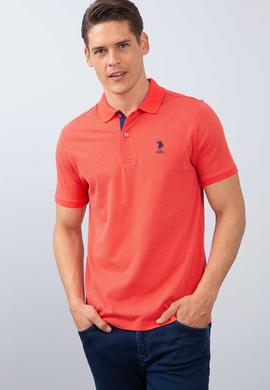 Erkek Nar Çiçeği Polo Yaka T-Shirt