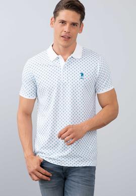 Erkek Beyaz Polo Yaka T-Shirt