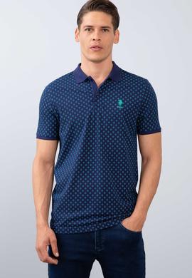 Erkek Petrol Polo Yaka T-Shirt