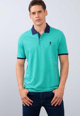 Erkek Mint Yeşili Polo Yaka T-Shirt