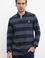 Erkek Lacivert Polo Yaka Sweatshirt