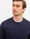 Erkek Lacivert Bisiklet Yaka Sweatshirt Basic