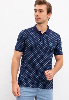 Erkek Lacivert Polo Yaka T-Shirt