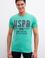 Erkek Mint Yeşili Bisiklet Yaka T-Shirt