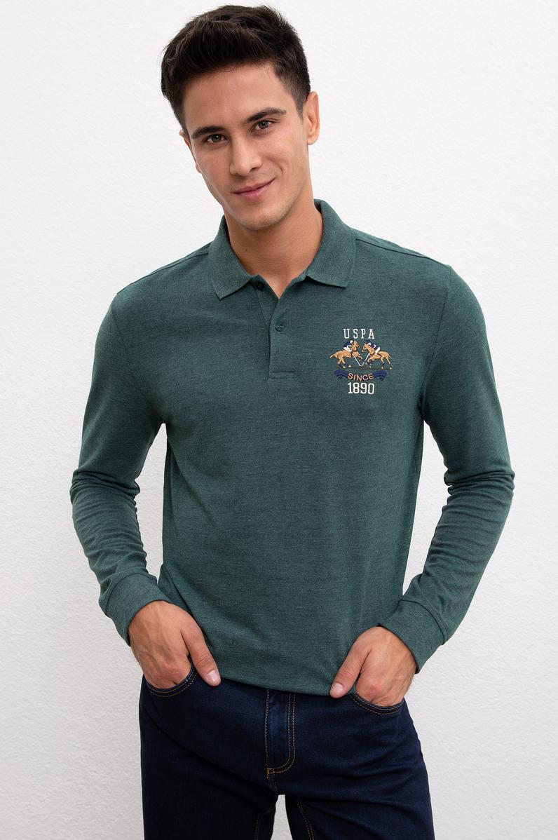 Erkek Koyu Yeşil Sweatshirt