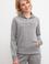 Kadın Gri Melanj Basic Sweatshirt
