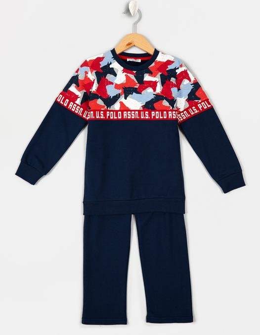 Erkek Çocuk Koyu Lacivert Pijama Takımı