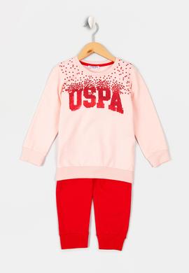 Kız Çocuk Pembe Pijama Takımı