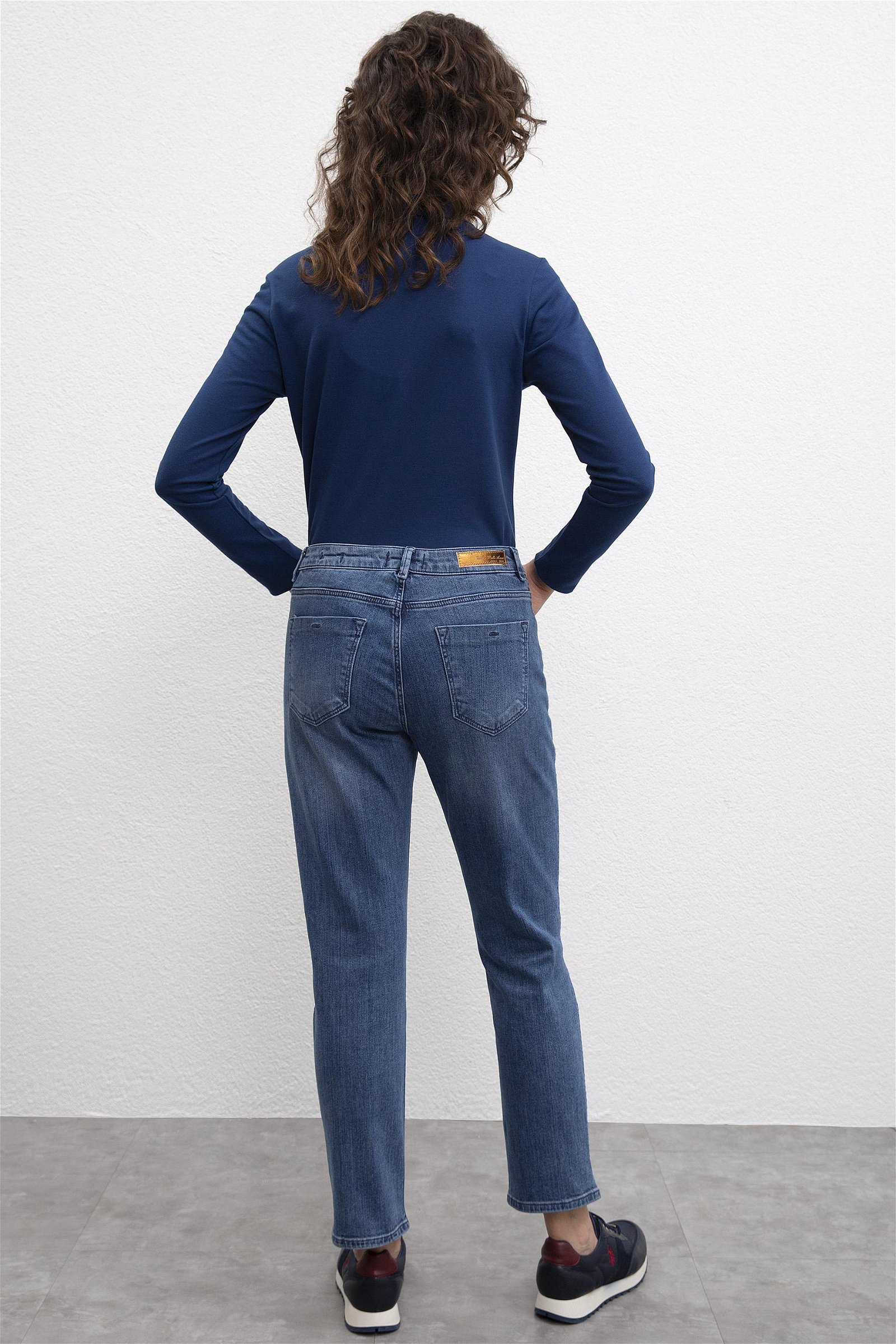 Kadın Mavi Denim Pantolon