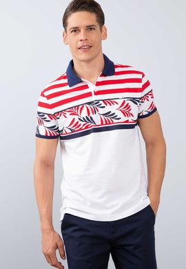 Erkek Kırmızı Polo Yaka T-Shirt