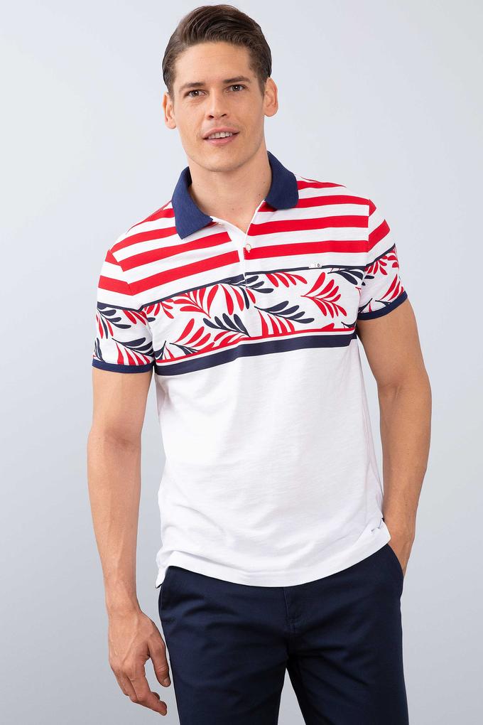 Erkek Kırmızı Polo Yaka T-Shirt
