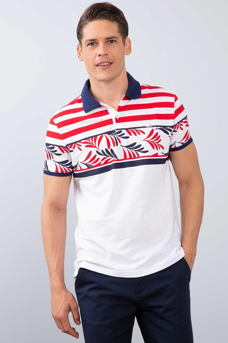 Erkek Kırmızı Polo Yaka T-Shirt