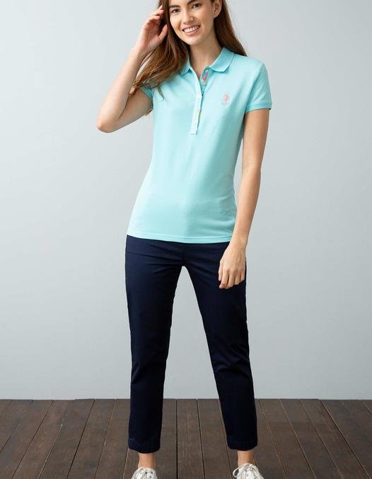 Kadın Açık Mavi Basic Tişört