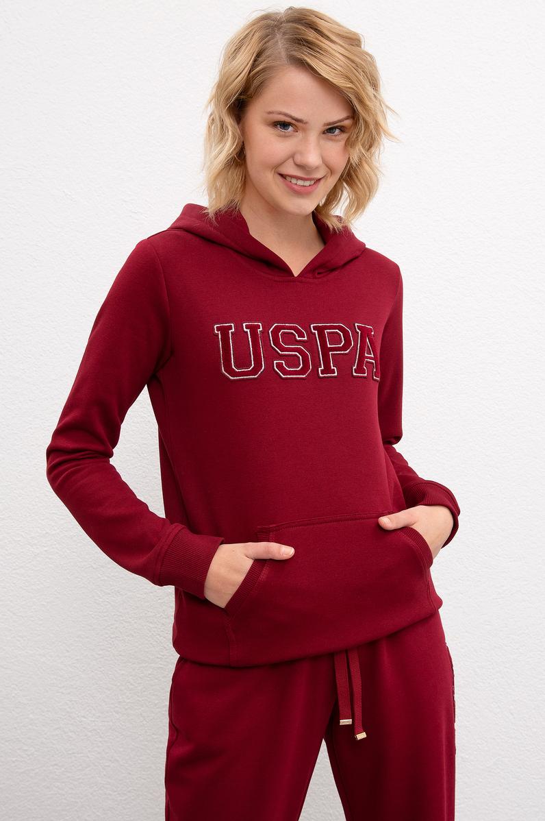 Kadın Bordo Sweatshirt