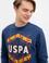 Erkek Açık Lacivert Bisiklet Yaka Sweatshirt