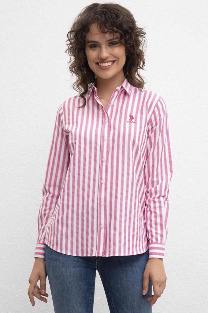 Kadın Pembe Gömlek Uzunkol