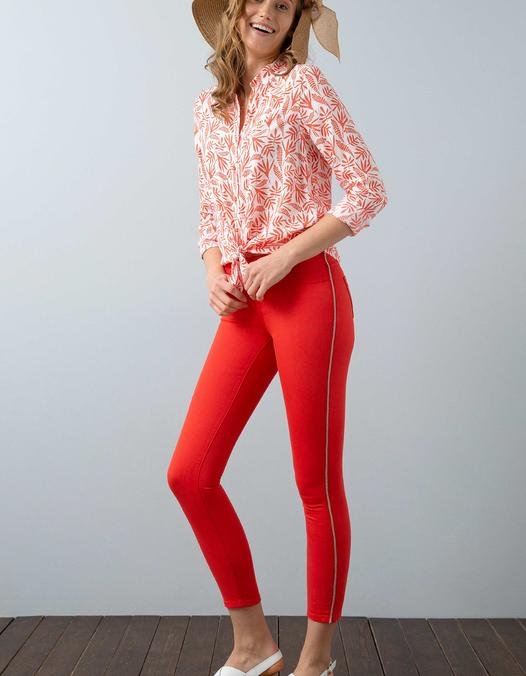 Kadın Kırmızı Spor Pantolon