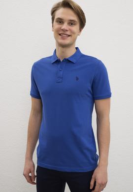 Erkek Saks Basic Polo Yaka Tişört