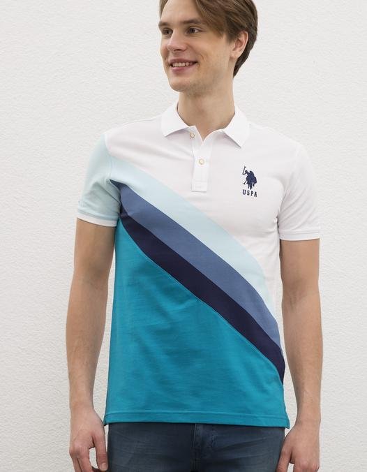 Erkek Aqua Polo Yaka T-Shirt