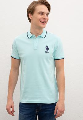 Erkek Aqua Polo Yaka T-Shirt Basic