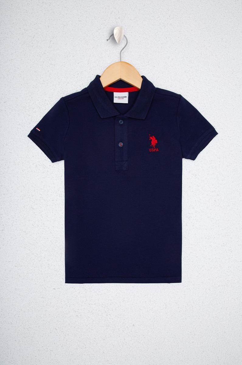 Erkek Çocuk Lacivert Polo Yaka Tişört