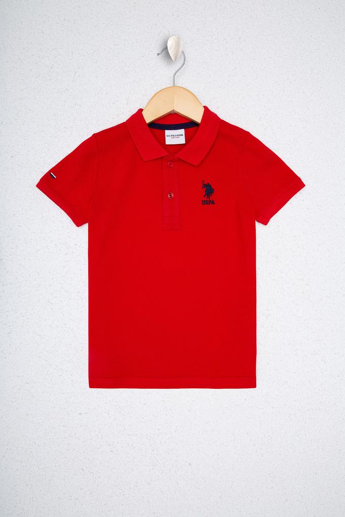 Erkek Çocuk Kırmızı Polo Yaka Tişört