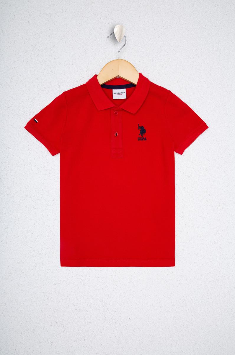 Erkek Çocuk Kırmızı Polo Yaka Tişört