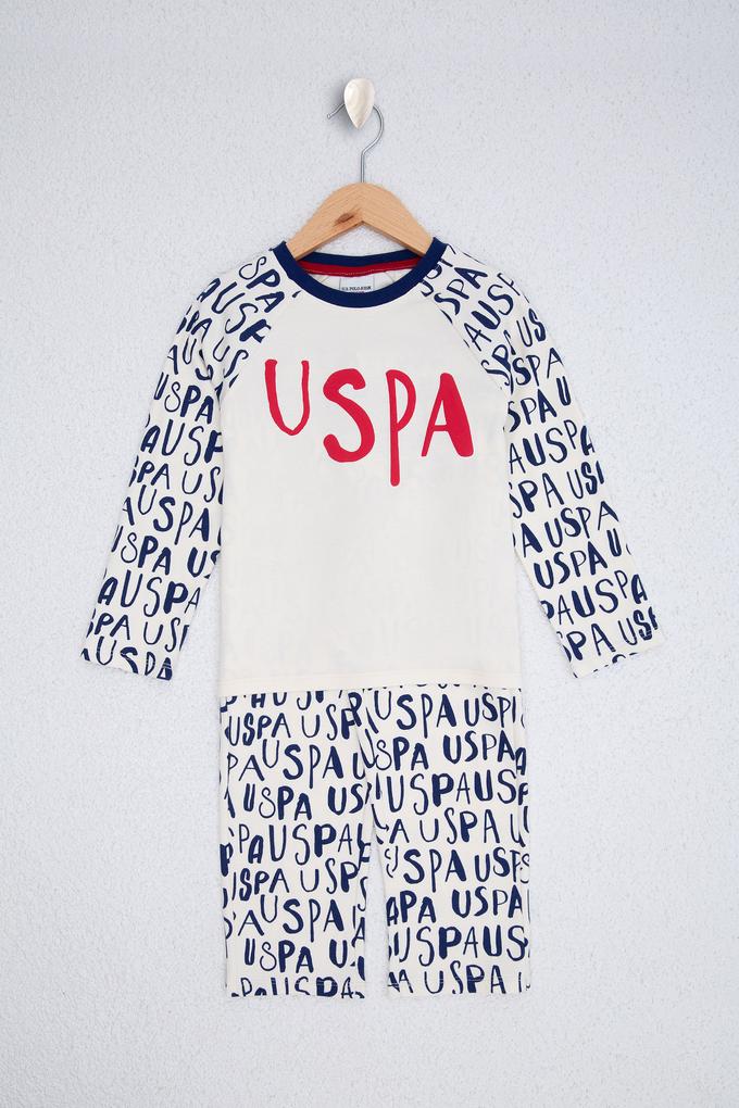 Erkek Çocuk Beyaz Pijama