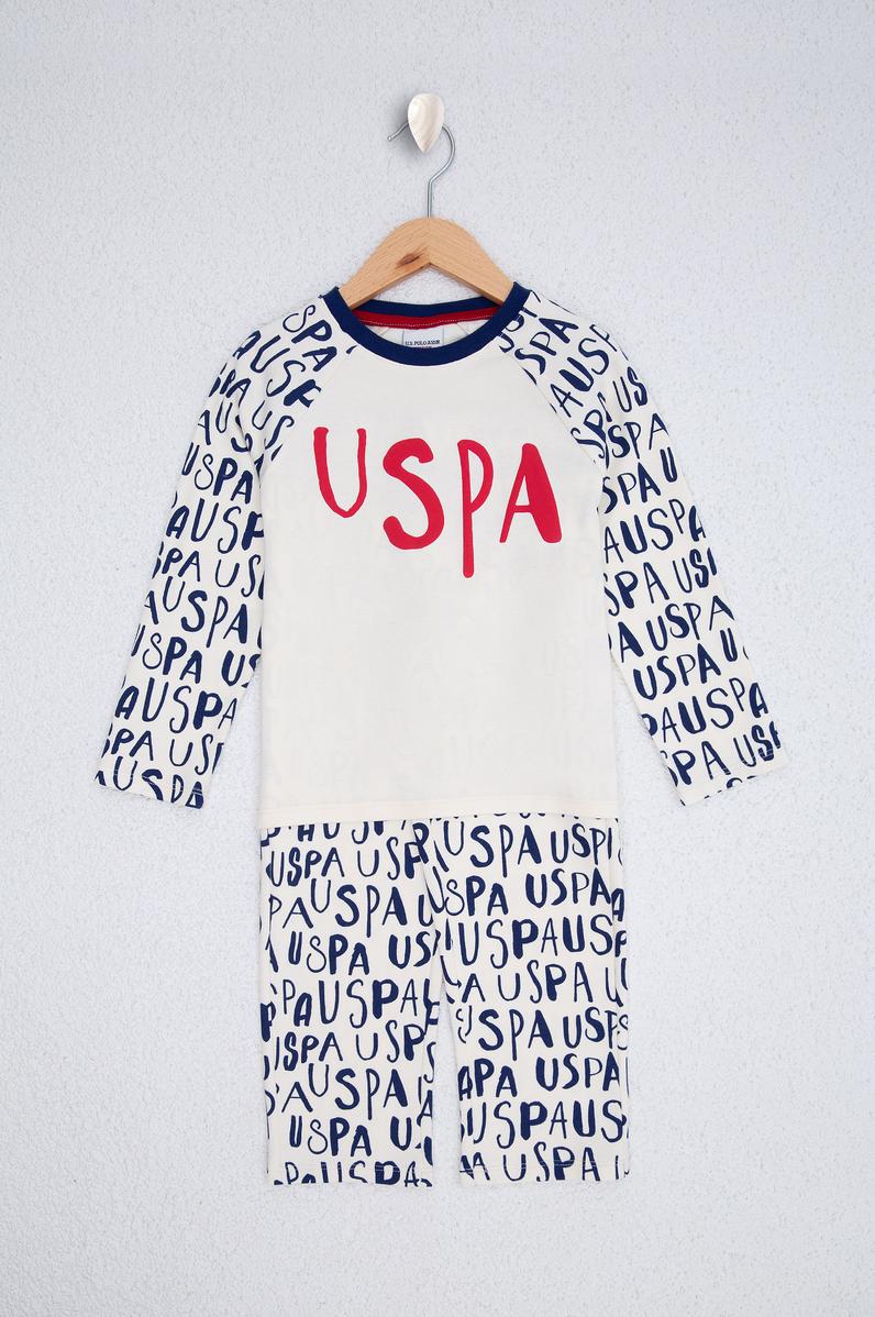Erkek Çocuk Beyaz Pijama