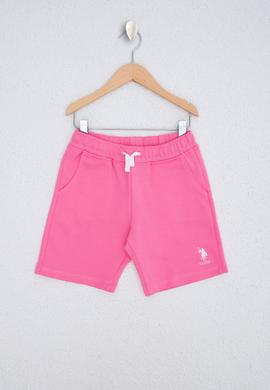 Çocuk Pembe Örme Şort