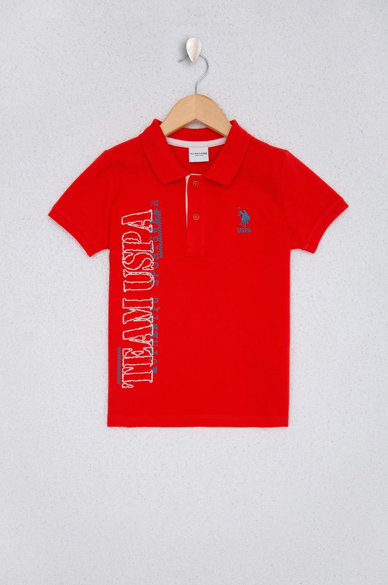 Erkek Çocuk Kırmızı Polo Yaka Tişört