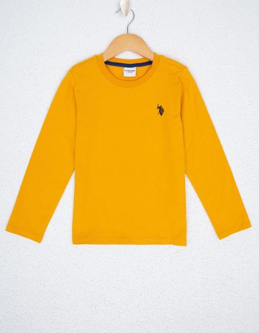 Çocuk Sarı Sweatshirt Basic