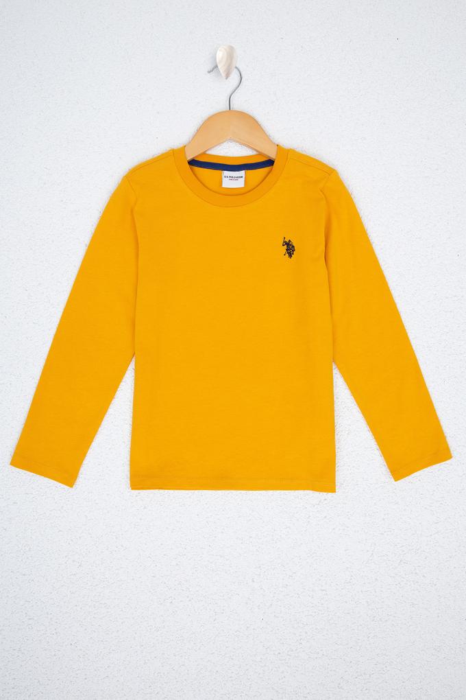 Çocuk Sarı Sweatshirt Basic