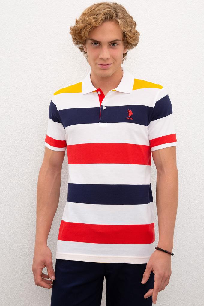 Erkek Açık Kırmızı Polo Yaka T-Shirt