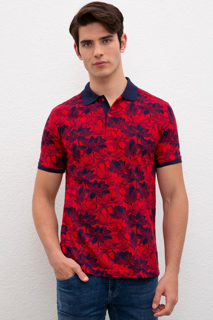 Erkek Kırmızı Polo Yaka T-Shirt