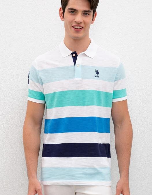 Erkek Aqua Polo Yaka T-Shirt