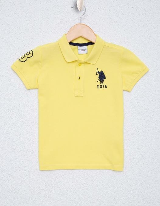 Erkek Çocuk Sarı Tişört Basic