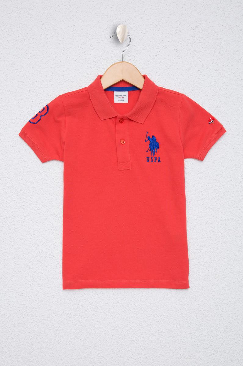 Erkek Çocuk Kırmızı Polo Yaka Tişört