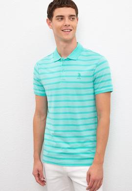 Erkek Mint Yeşili Polo Yaka T-Shirt