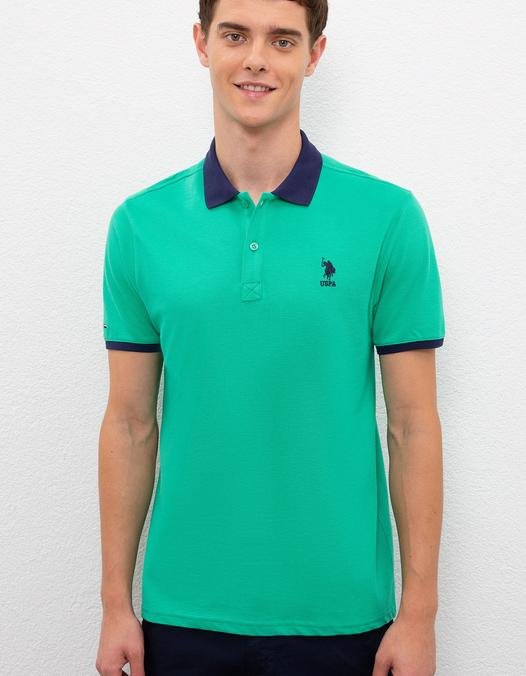 Erkek Yeşil Polo Yaka T-Shirt
