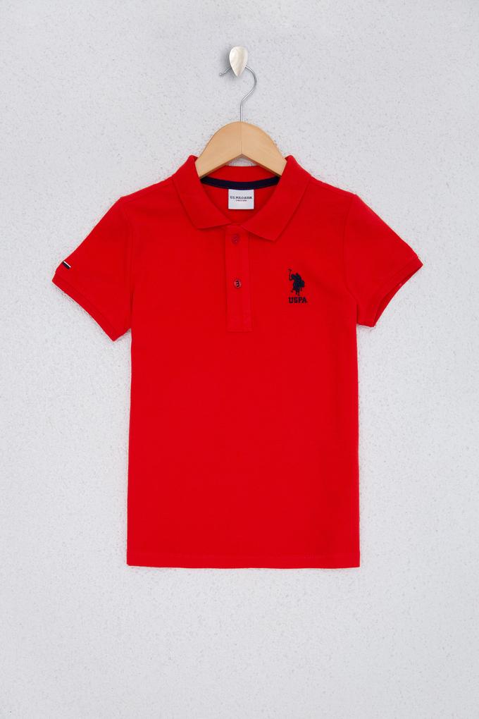 Erkek Çocuk Kırmızı Polo Yaka Tişört