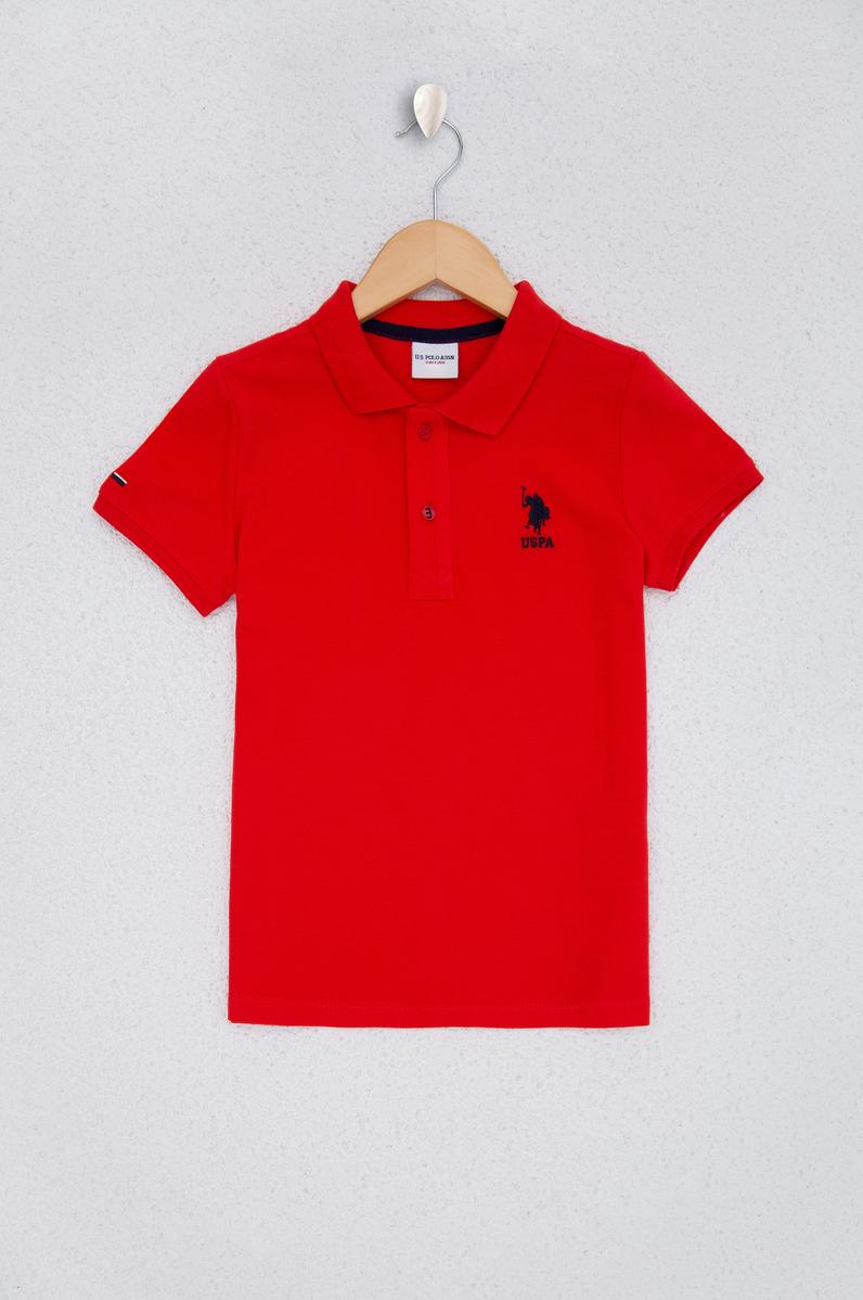 Erkek Çocuk Kırmızı Polo Yaka Tişört