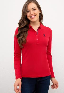 Kadın Kırmızı Basic Sweatshirt