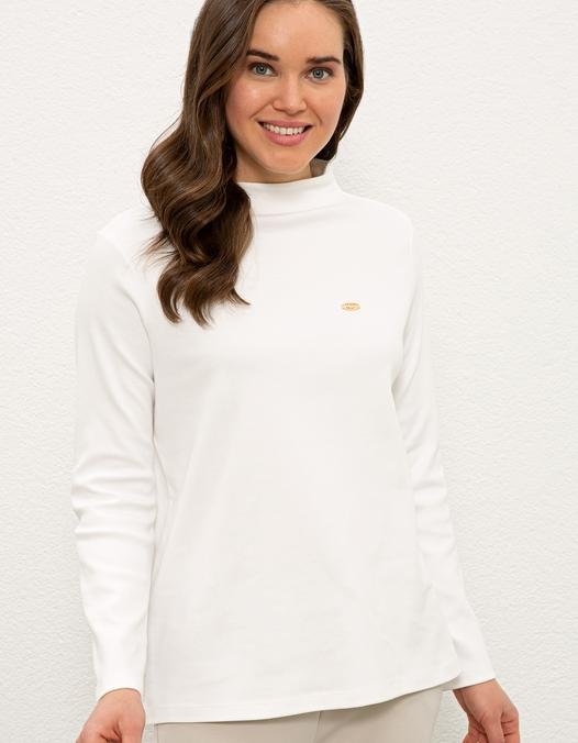 Kadın Beyaz Sweatshirt
