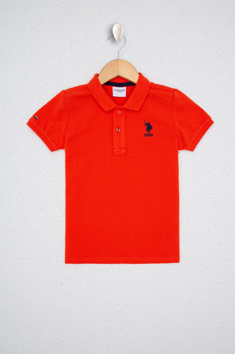 Erkek Çocuk Kırmızı Polo Yaka Tişört