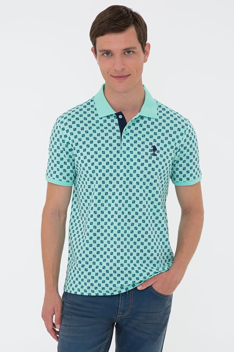 Erkek Mint Polo Yaka T-Shirt