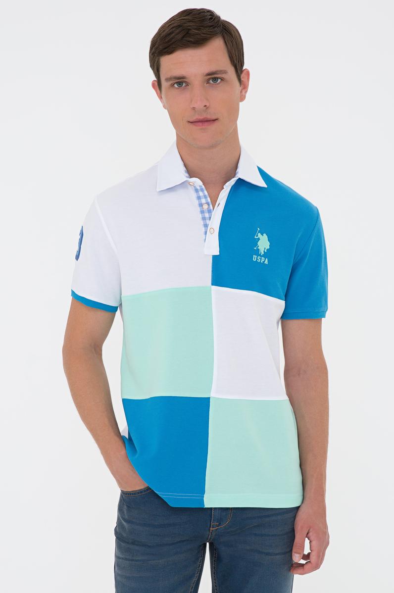 Erkek Kobalt Mavi T-shirt