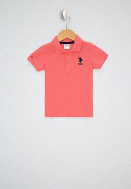 Erkek Çocuk Nar Çiçeği Polo Yaka Tişört