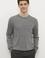 Erkek Antrasit Melanj Bisiklet Yaka Sweatshirt